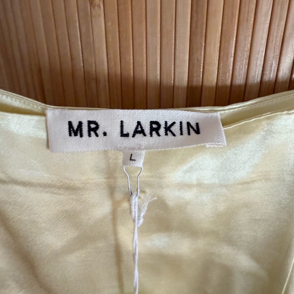 Mr Larkin sille top in elderflower - silk cami - Picture 5 of 6